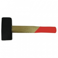 Кувалда  кованая с обратной деревянной ручкой (2 кг)